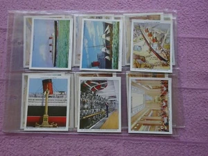 COMPLETE SET - CHURCHMAN - THE QUEEN MARY (LARGE) VG a couple GD - Picture 1 of 6