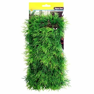 Aqua One Ecoscape Green Hairgrass Mat 17x5x33cm Plastic Aquarium Fish Tank Plant - image 1 of 2