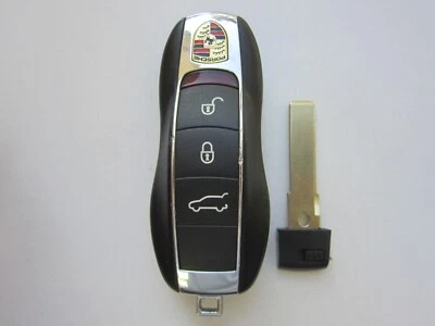 OEM PORSCHE CAYENNE SMART KEY KEYLESS REMOTE ENTRY FOB KR55WK50138 UNLOCKED - Image 1 of 3