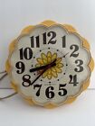 Ge General Electric Daisy Flower Vintage Wall Clock, Electric