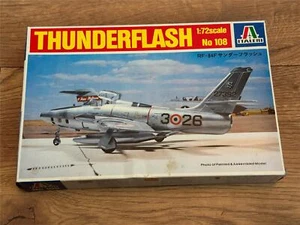 Italeri Model Kit 108 - 1:72 Thunderflash Plane - Picture 1 of 1