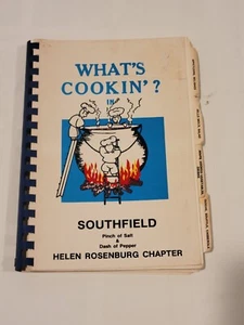 1980 What’s Cooking in Southfield MI Jewish Kosher & Passah Sporal Cookbook - Bild 1 von 10