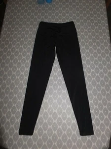 Dance Leggings UK S - with Stirrups - Black 20% Elastane - Great Condition - Picture 1 of 5