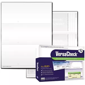 VersaCheck Security Business Check Refills: Form #3000 Business Standard - Wh... - Picture 1 of 2