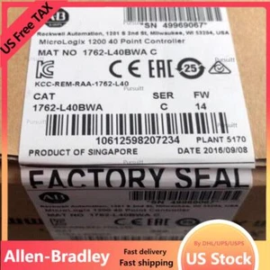 Versiegelt AB 1762-L40BWA SER C MicroLogix 1200 40 Punkt Controller USA kostenlose Steuer - Bild 1 von 5