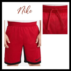 Nike Dri-Fit Logo Boys Trophy Shorts (Red Size 6) - Picture 1 of 5