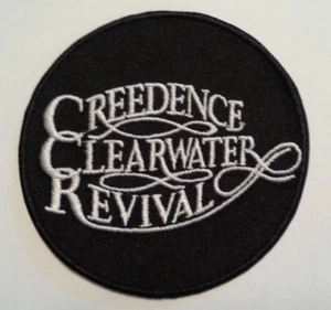 Creedence Clearwater Revival~CCR~Roccia~TOPPA RICAMATA~3" rotonda~ferro o cucito - Foto 1 di 1