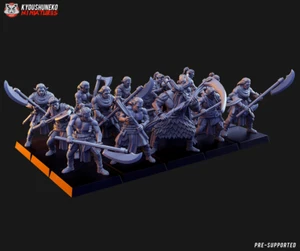 Ranger x15, Wargames DnD RPG Fantasy Proxy Elf Infantry Warriors Miniatures - Picture 1 of 3