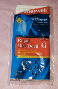 New - Dirt Devil Vacuum Bags By HONEYWELL for Hand Held Vacuum - Type G - Opened - Picture 1 of 5
