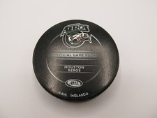 Rare Official Game Puck - AHL HOUSTON AEROS 
