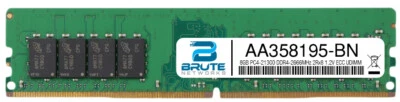 AA358195 - Dell Compatible 8GB PC4-21300 DDR4-2666MHz 2Rx8 1.2V ECC UDIMM - Image 1 of 3