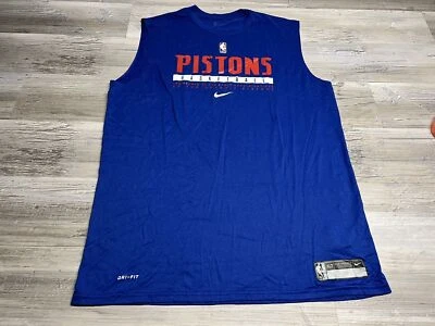 Nike Engineered Dri Fit Detroit Pistons Practice Shirt Sz XLT - Image 1 of 4
