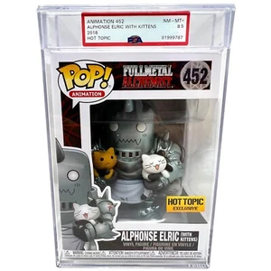 PSA 8.5 Funko Pop! #452 Fullmetal Alchemist Alphonse Elric mit Kätzchen heißes Thema - Bild 1 von 6