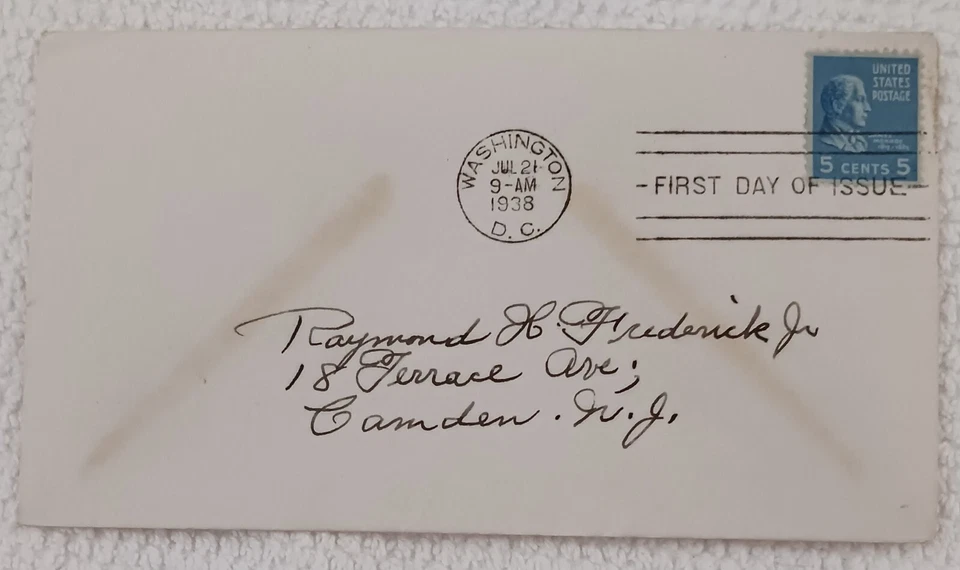 U.S - 1938 - JAMES MONROE - FDC  - #174 - Image 1 of 1