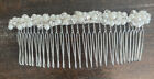 David’s Bridal Headpiece Collection Comb Pearls & Crystals Silver