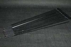 2 -SHIMANO Dura-Ace -277mm bladed spokes w/ Nipples. 277 mm from END to END. - Picture 1 of 9