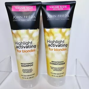 John Frieda Highlight Activating For Blondes Shampoo Conditioner 10.1oz New - Picture 1 of 7