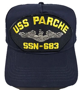 USS PARCHE SSN-683 Ship HAT - Navy Blue - Veteran Owned Business - Imagen 1 de 1