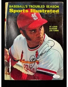 Joe Torre Signed Autographed 1972 Sports Illustrated Magazine JSA - Picture 1 of 2