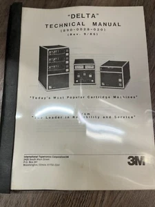 ITC International Tapetronics Corp Carro Máquina Delta Manual 890-0028-020 9/85 - Imagen 1 de 3