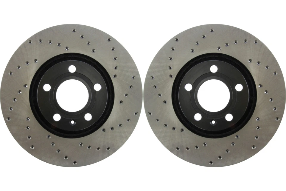 Par de rotores de freno de disco Stoptech delanteros para Audi A6 Quattro 1998-2004 (42169) Foto 1 de 4