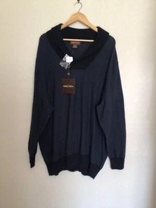 Destination XL OAK HILL Men’s 2XL Sweater Blue NWT - Picture 1 of 6