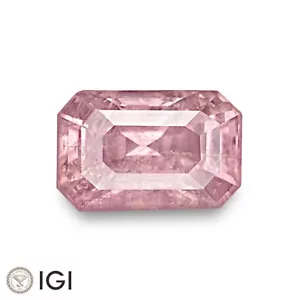 IGI & AIGS Certified CEYLON Padparadscha Sapphire 5.52 Ct. Natural Unheated RARE - Picture 1 of 10