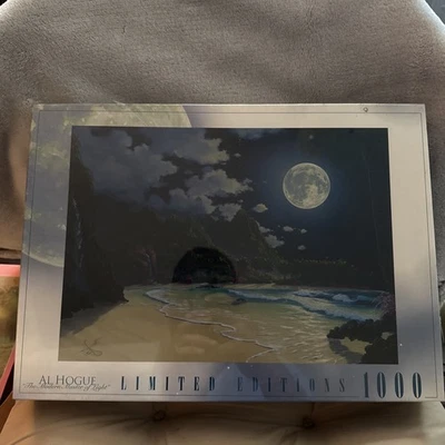 KAUAI MOONRISE" HAWAII Al Hogue Limited Edition 1000 Piece Puzzle 2001  19x27 - Image 1 of 4