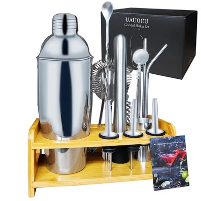 Cocktail Shaker Set Home Bar Gift Exchange Ideas for White Elephant Christmas - Image 1 of 4