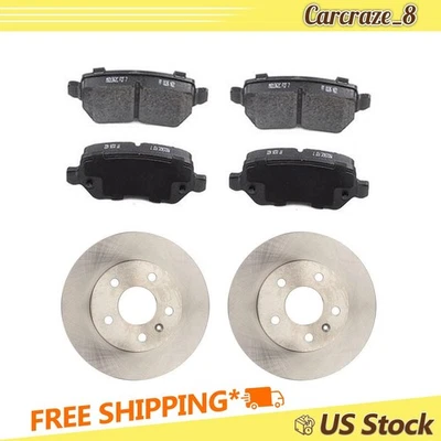 Pastillas de freno y rotores traseros para Chevrolet Astra 1.8L 2000-2003 2006-2008 Foto 1 de 4