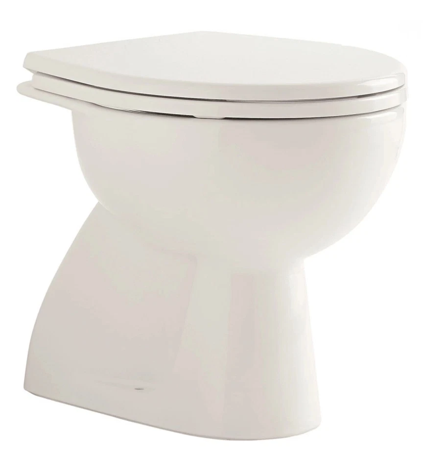 VASO WC A TERRA IN CERAMICA BIANCO "COLIBRI" GEBERIT