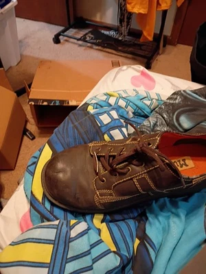 Vintage Y2K Mudd Womens 9.5M Brown Chunky Platform Lace Up Sole Shoes BLH - Image 1 of 4