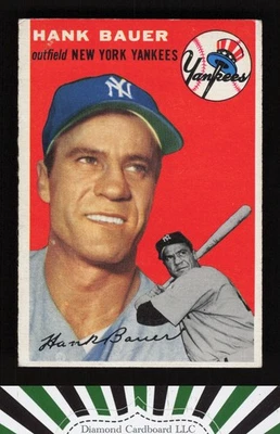 1954 Topps #130 Hank Bauer VG n - Image 1 of 2