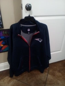 New England Patriots Herren Blau Jacke NFL Football Full Zip Gr. XL "LESEN' - Bild 1 von 9