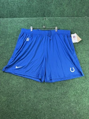 Men's Indianapolis Colts Nike Royal Sideline Performance Shorts Men’s Size 3XL - Image 1 of 4