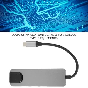 USB C Hub Multiport Adapter Linia maszyny rolkowej Typc do High Definition Mu CHP - Zdjęcie 1 z 22
