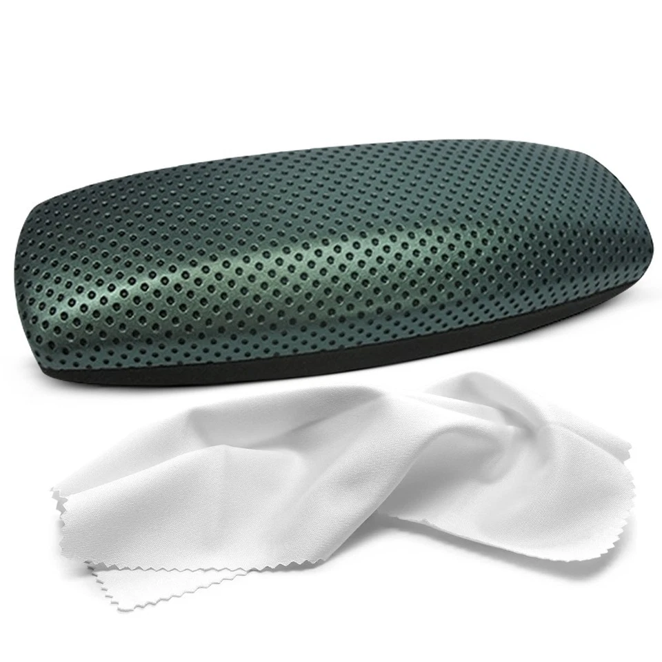 Estuche rígido para gafas - Estuche mediano para gafas con puntos con tela de microfibra Foto 1 de 1