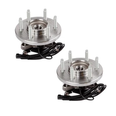 Pair 515142 Wheel Bearing Hub Front 4WD For 2011-2014 Ford F-150 Expedition 4x4 - Image 1 of 2