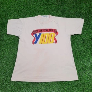 Vintage 1994 Pittsburgh Y108 Radio Shirt Large 21x26 Crop - Picture 1 of 14
