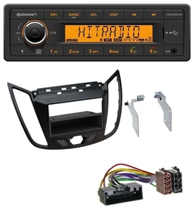 Continental MP3 Bluetooth AUX USB Autoradio für Ford C-Max Kuga matt schwarz - Bild 1 von 5