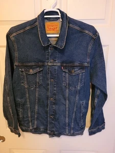 Chaqueta de Camionero Levis Denim Para Hombre Talla XL Azul Vaquero Occidental Para Hombre - Imagen 1 de 10