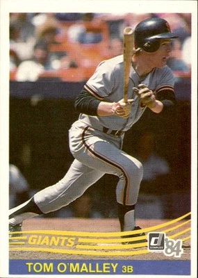 1984 Donruss - #601 Tom O'Malley NM Set Break. - Image 1 of 2