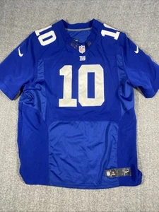 2011 Nike On Field Jersey NY Giants Eli Manning #10 Mens XL 52 Blue NFL Football - Picture 1 of 8