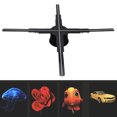 3D Hologram Fan 3D Hologram Projector Advertising Display With 586 LEDs 1800 X - Image 1 of 4