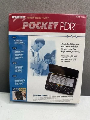 Franklin Pocket PDR Medical Book Organizer (MED-1770, 1998) E-14 - Image 1 of 4