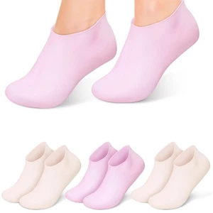 4 Pairs Calzini Silicone Da Donna Calze Idratanti Crema Idratante - Imagen 1 de 11