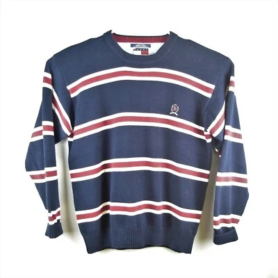 Suéter de golf Tommy Hilfiger de colección con logotipo de escudo rojo blanco azul bloques de colores para hombre XL Foto 1 de 4