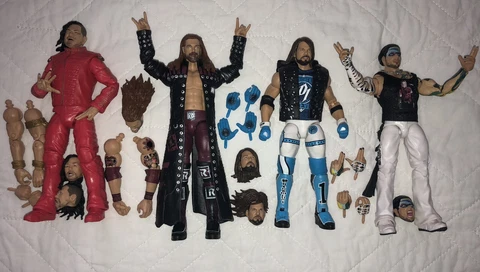 WWE Mattel Ultimate Edition Lot Shinsuke Nakamura Edge AJ Styles Jeff Hardy Cover