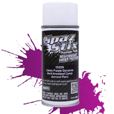Spaz Stix Candy Purple Dynamite Aerosol Spray Paint 3.5oz Can - Image 1 of 2