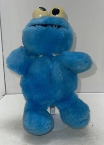 Hasbro Softies Cookie Monster 12" Plush Stuffed Rattle Sesame Street Vintage Toy - Picture 1 of 10